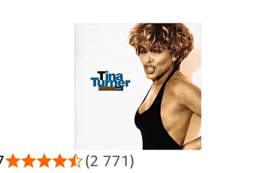 Tina Turner na okładce albumu "Simply the best".