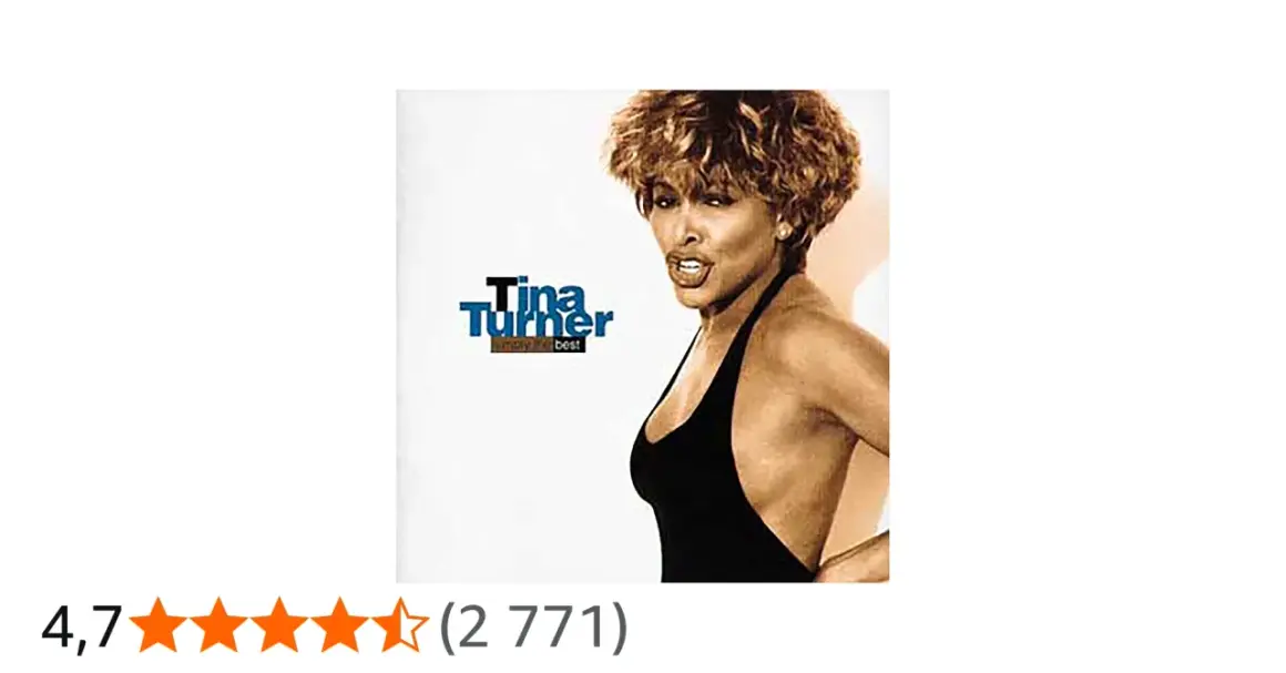 Tina Turner na okładce albumu "Simply the best".